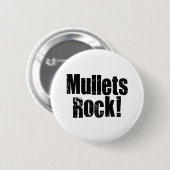 Mullets-regel Ronde Button 5,7 Cm (Voorkant /achterkant)
