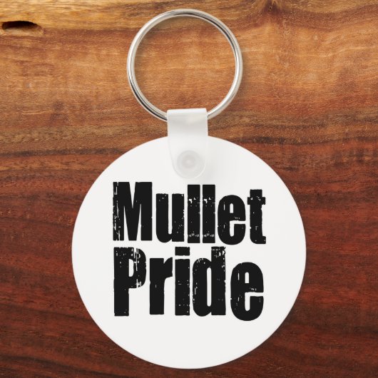 Mullets-regel Sleutelhanger (Voorkant)