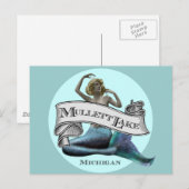 Mullett Lake Mermaid Briefkaart (Voorkant / Achterkant)