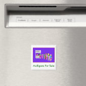 Mulligan Golf Cartoon Magnet (Insitu (Vaatwasser))