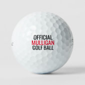 Mulligan Grappig Golfballen (Voorkant)