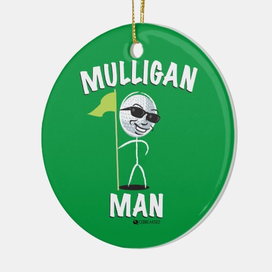 MULLIGAN MAN FUNNY GOLF ORNAMENT (Links)