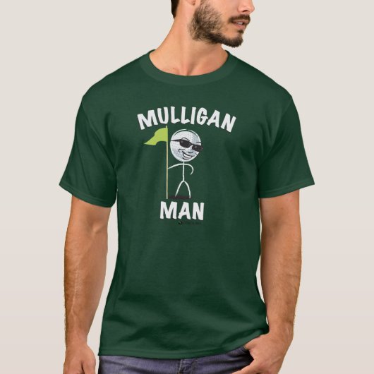 MULLIGAN MAN GOLF T-SHIRT (Voorkant)