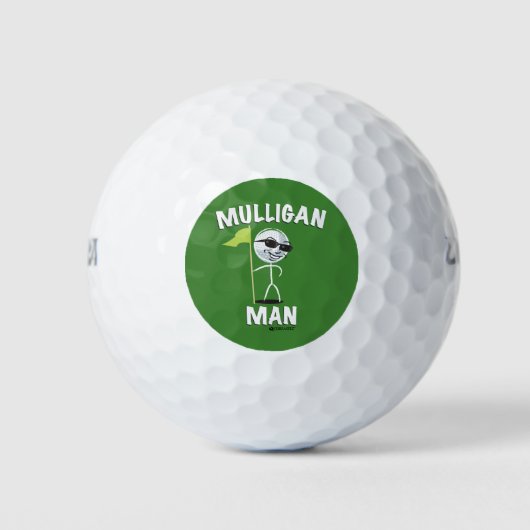 MULLIGAN MAN GRAPPIGE GOLFBALLEN (Voorkant)