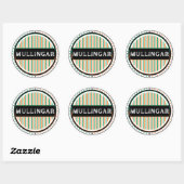 Mullingar City Pride Emblem – Ierse identiteit Ronde Sticker (Vel)