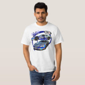 Mullins Racing Blue Swirl T-shirt (Voorkant volledig)