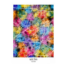 Multan Pakistan City Map