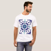 Multani Blauwe Aardewerk T-shirt (Voorkant volledig)
