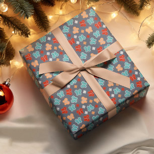 Multcolor vlinder Cartoon Cadeaupapier