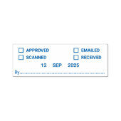 Multi Action Kantoor zelfinktstempel met datum Zelfinktende Stempel (Design)