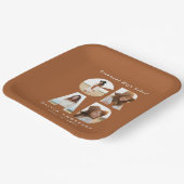 Multi-afstudeerder modern elegant party decor papieren bordje (Gebogen)