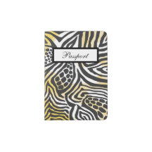 Multi Animal Print Passport Hoesje