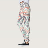 Multi Aztec Pastel Vrouwen Leggings (Links)