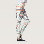 Multi Aztec Pastel Vrouwen Leggings (Rechts)