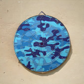 Multi Blauw Camouflage spel Dartbord