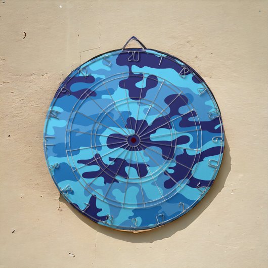 Multi Blauw Camouflage spel Dartbord