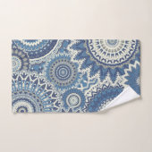 Multi Blauwe Boho Mandalas Bad Handdoek (Handdoek)
