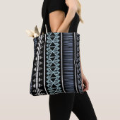 Multi-Blue/Green Aztec Mode Tas (Dichtbij)