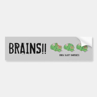 Multi-Brain - Boordrukheid x3 Bumpersticker