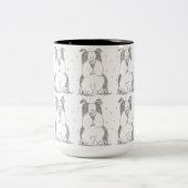 Multi Bulldog-mok Tweekleurige Koffiemok (Center)