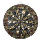 Multi Camo Dart Board Dartbord (Voorkant)