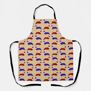 Multi Cardigan Corgi Schort