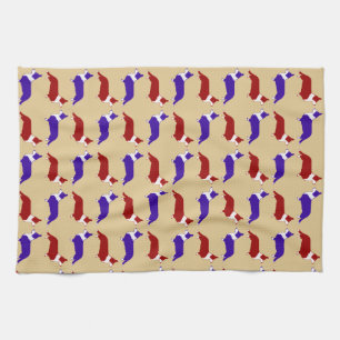 Multi Cardigan Corgi Theedoek