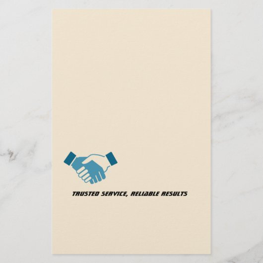 Multi Cleaning Service Flyer (Achterkant)