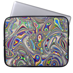 Multi Color Abstract 2, 2018 (foto)   SVP-Afbeeldi Laptop Sleeve