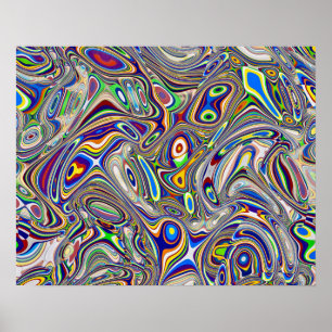 Multi Color Abstract 2, 2018 (foto) SVP-Afbeeldi Poster