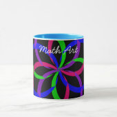Multi Color Afbeelding 8 Geometrische Koffie Mok (Midden)