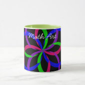 Multi Color Afbeelding 8 Geometrische Koffie Mok (Midden)