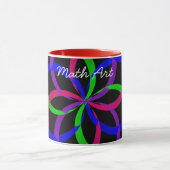 Multi Color Afbeelding 8 Geometrische Koffie Mok (Midden)