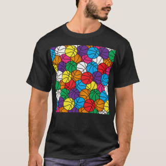Multi Color Basketballen - Basketbal T-shirt