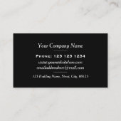 Multi-Color Bold Stripes Eye Catching Visitekaartje (Achterkant)