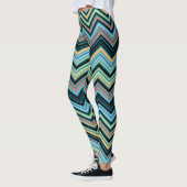 Multi-Color Chevron Pattern Leggings (Links)