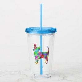 Multi-Color Chihuahua Acryltumbler Acryl Drinkbeker
