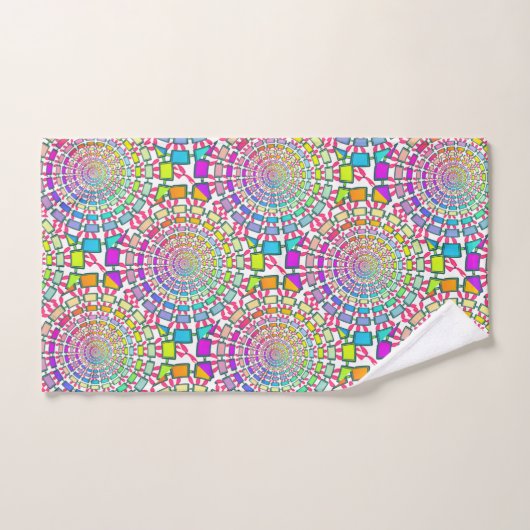 MULTI COLOR CIRCLI BAD HANDDOEK (Handdoek)