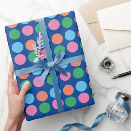 Multi-color cirkels inpakkend document cadeaupapier