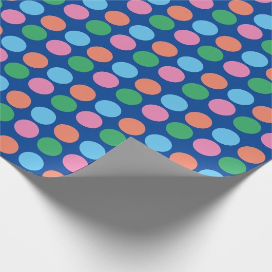 Multi-color cirkels inpakkend document cadeaupapier (Hoek)