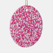 multi-Color Confetti2 Keramisch Ornament (Rechts)