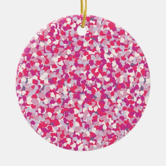 multi-Color Confetti2 Keramisch Ornament (Voorkant)