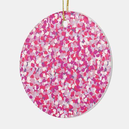 multi-Color Confetti2 Keramisch Ornament (Links)