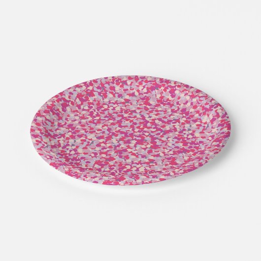 multi-Color Confetti2 Papieren Bordje (Gekanteld)