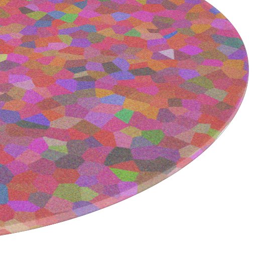 Multi-color confetti design    snijplank (Hoek)
