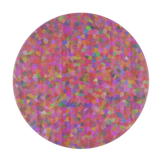 Multi-color confetti design    snijplank (Voorkant)