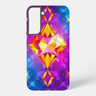 Multi-Color Diamond Patroon Mobiel Samsung Galaxy Hoesje