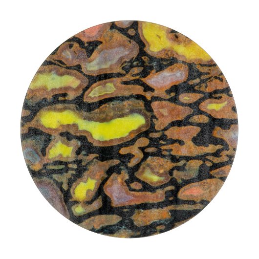 Multi-Color Dinosaur Bone Snijplank (Voorkant)