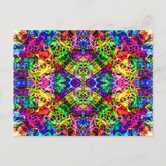 Multi Color Dream Notes-Kaart Briefkaart (Voorkant)