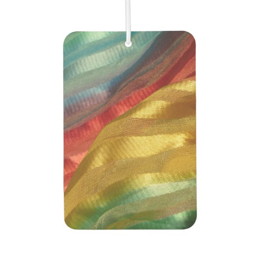 Multi Color Fabric Rainbow Luchtverfrisser (Voorkant)
